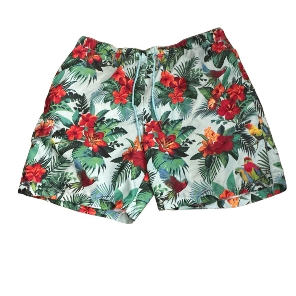 Men's Tommy Bahama Tropical Hawaiian Print Men's Swim Shorts